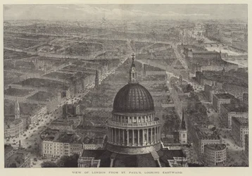 Uitzicht op Londen vanaf St. Paul